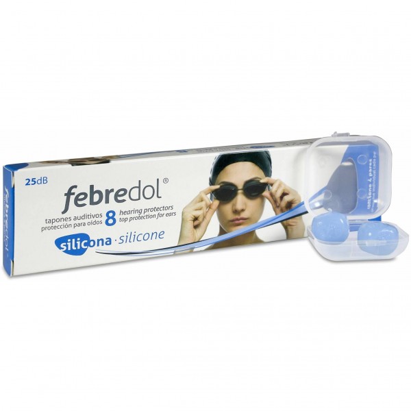 Febredol® Tapones De Silicona Para Los Oídos 8Uds