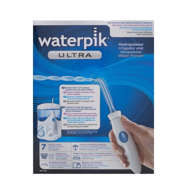 Irrigador Bucal Electrico - Waterpik Wp- 100 Ultra (Enchufe A La Corriente)