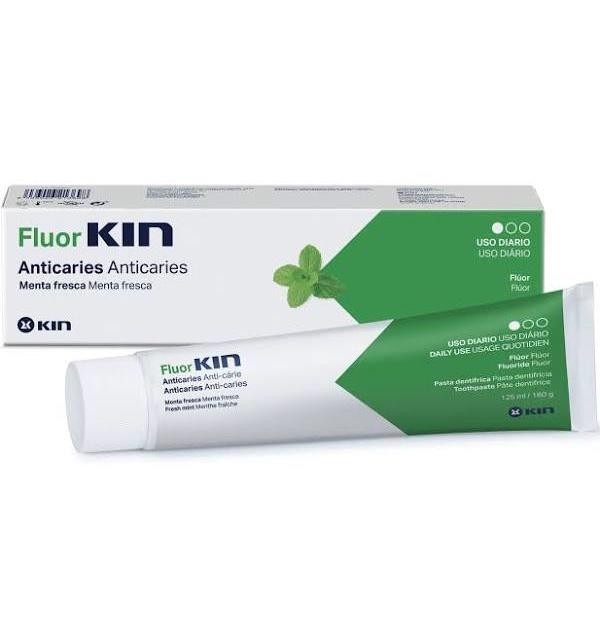 Fluor Kin Anticaries Pasta Dentifrica (1 Envase  125 Ml Sabor Menta Fresca)