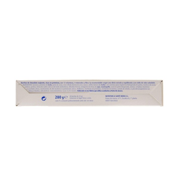 Bimanan Bekomplett Snack (8 Barritas 35 G Sabor Chocolate Crujiente)