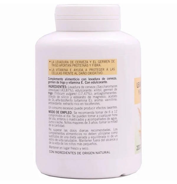 Levadura Cerveza Y Germen Trigo (200 Comprimidos Masticables)