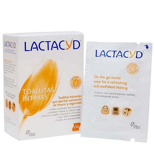 Lactacyd Intimo Toallitas (10 Toallitas)