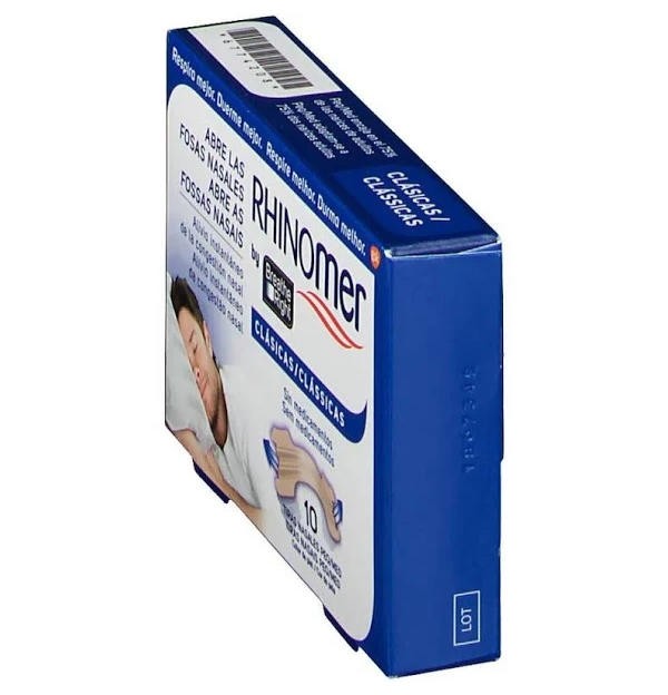 Breathe Right Clasicas - Tira Adh Nasal (10 Unidades Talla Pequeña-Mediana)