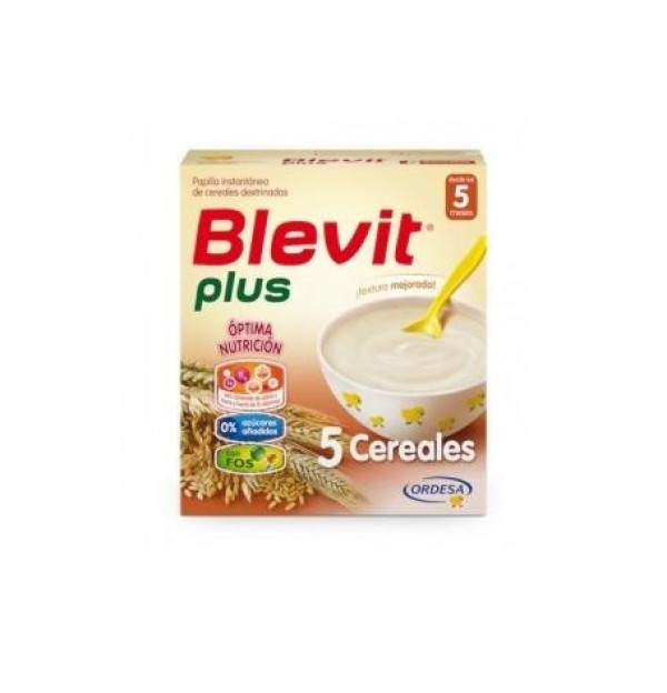 Blevit Plus 5 Cereales (1 Envase 600 G)