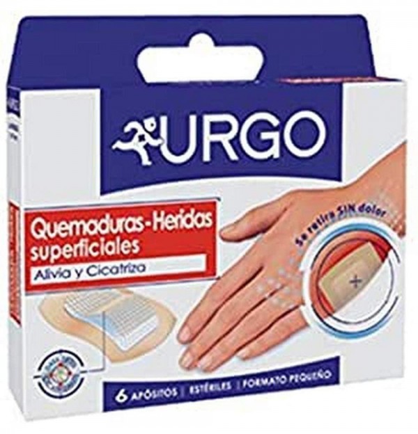 Urgo Quemaduras Heridas Superficiales (Pequeño 6 U)