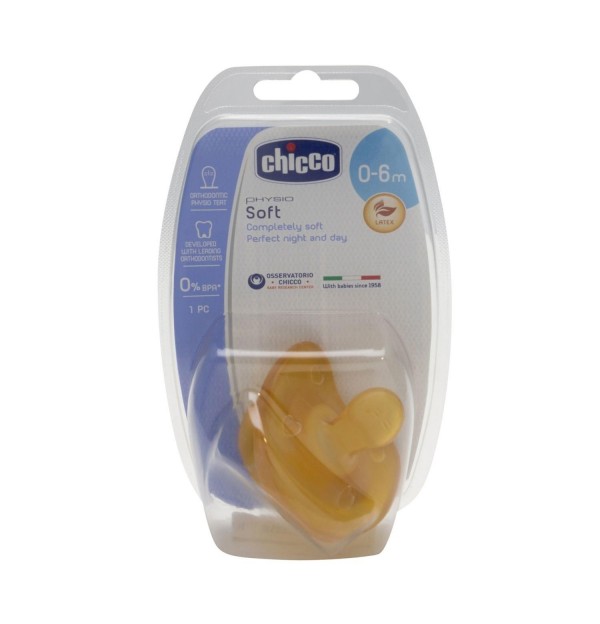 Chupete Caucho - Chicco Physio Soft (0-6M)