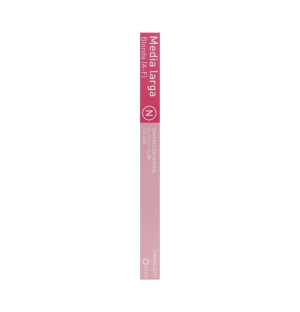 Media Larga (A-F) Compresion Normal - Farmalastic Blonda (Talla Grande Color Capuchino)