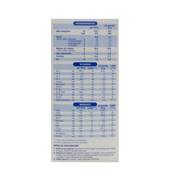 Bimanan Beslim Sustitutivo Natilla (6 Sobres 55 G Sabor Vainilla)