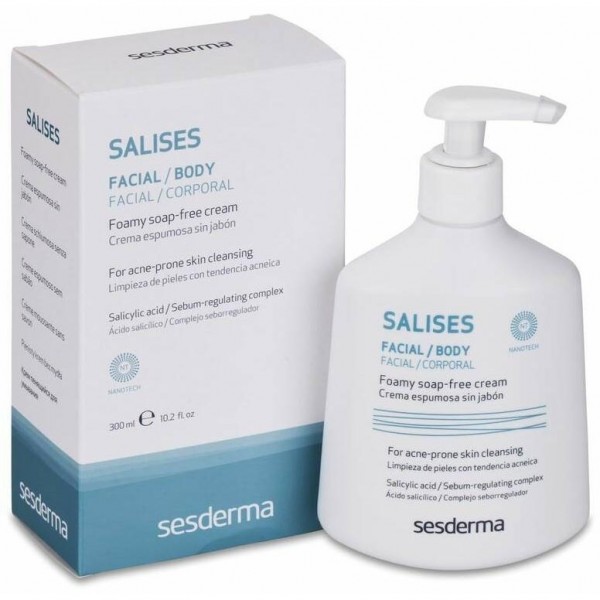 Sesderma Salises Crema Espumosa Sin Jabón, 300 Ml