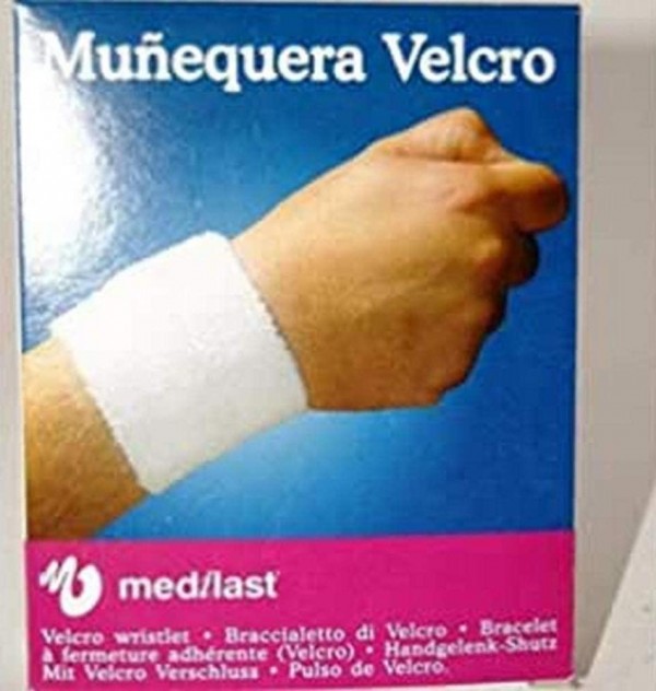 Muñequera - Medilast Velcro (1 Unidad Talla Mediana Color Beige)
