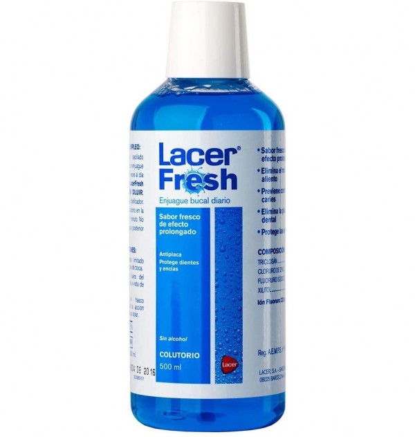 Lacer Fresh Frescor Prolongado Colutorio (1 Envase 500 Ml)