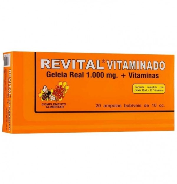 Revital Jalea Real Vitaminado Amp Bebibles (20 Ampollas)