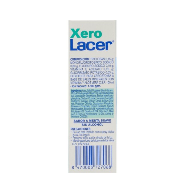 Xerolacer Boca Seca (1 Spray Bucal 30 Ml)
