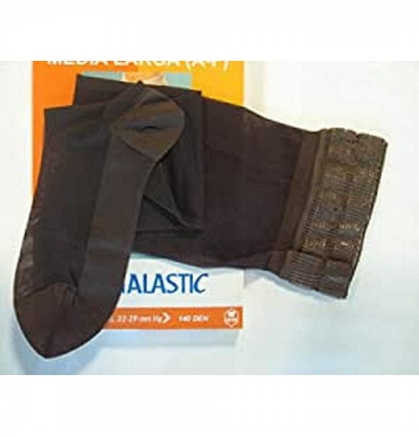 Media Larga (A-F) Compresion Normal - Farmalastic Blonda (Talla Reina Plus Color Capuchino)