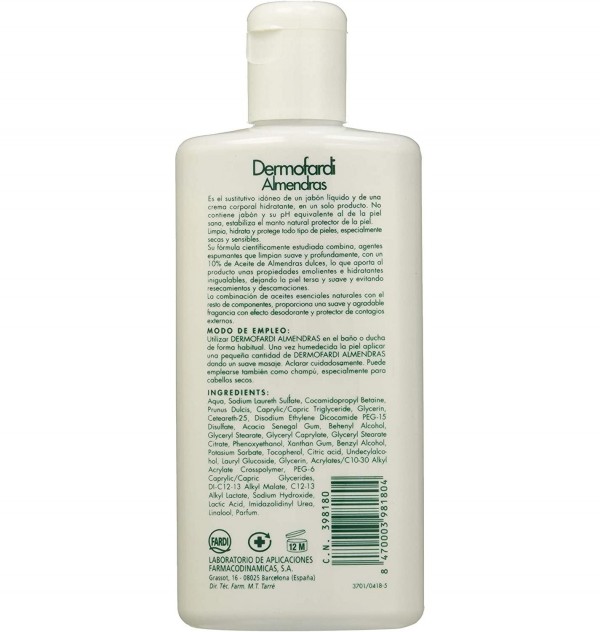 Dermofardi Almendras (1 Envase 250 Ml)