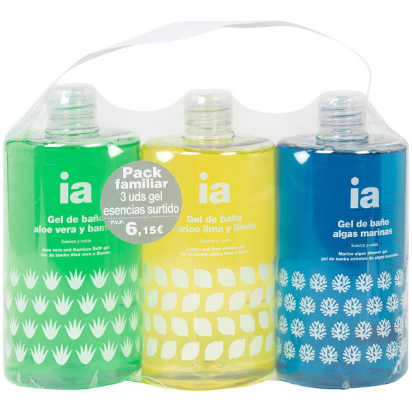 Interapothek Gel Esencias Triplo Surtido 750 Ml