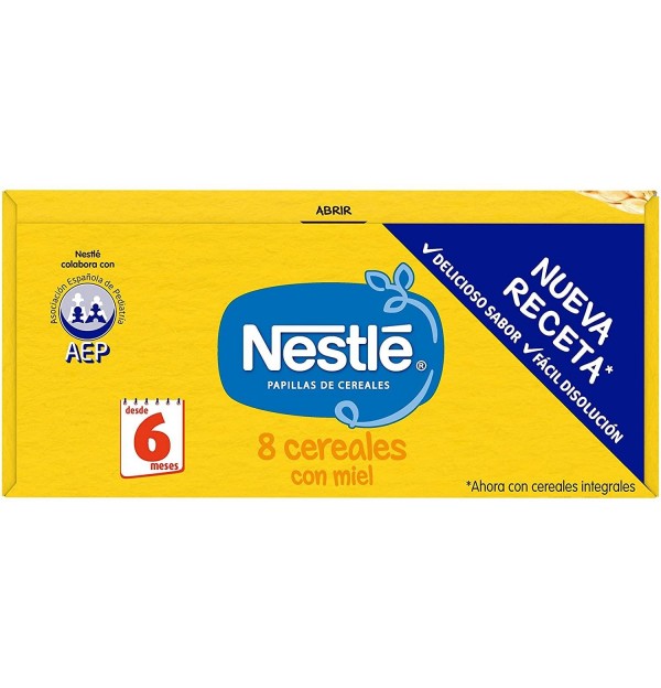 Nestle Papilla 8 Cereales Con Miel (1 Envase 600 G)