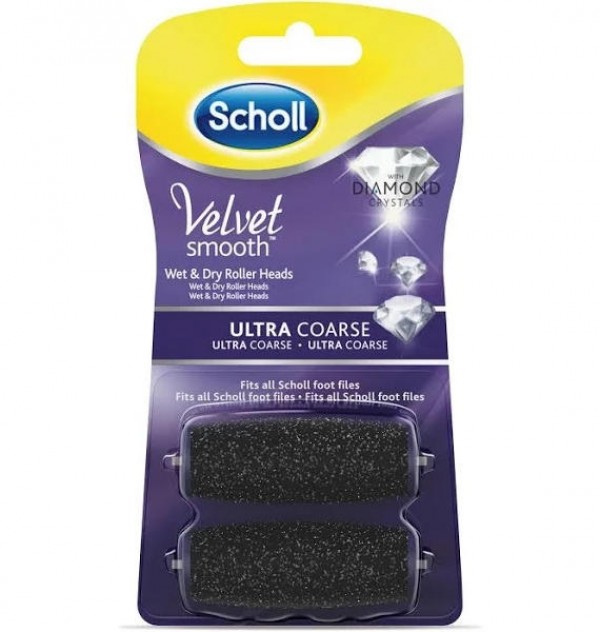 Scholl Velvet Smooth - Diamond Crystals Limas De Recambio (2 U Dureza Extrema)