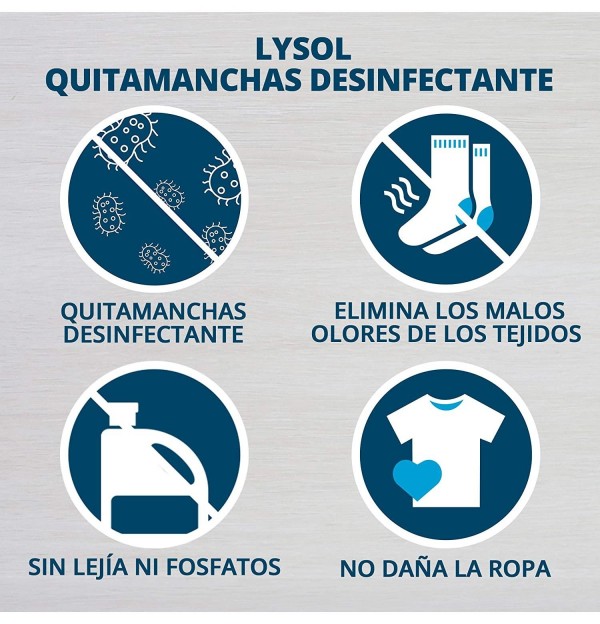 Lysol Quitamanchas Desinfectante (1 Envase 450 G)