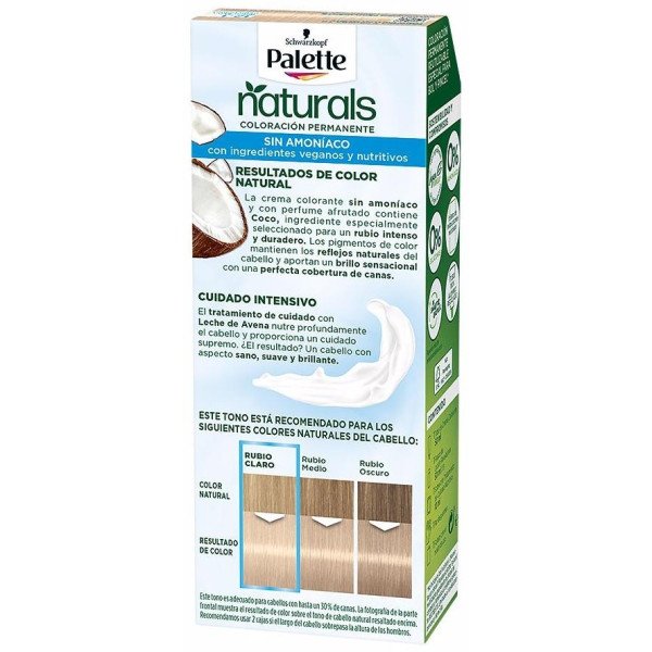 Palette Natural Tinte 12.1-Rubio Extra Claro Ceniza 1 U