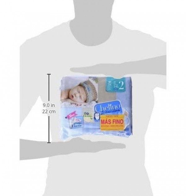 Chelino Fashion & Love Pañal Infantil (T- 2 (3 - 6 Kg) 28 Pañales)