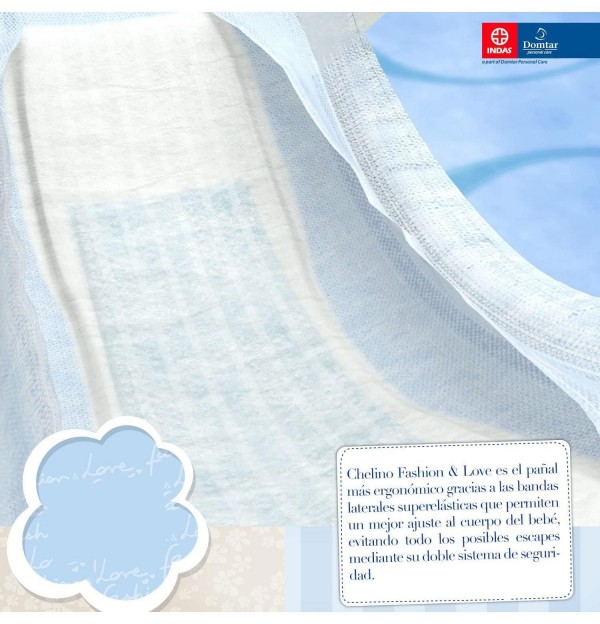Pañal Infantil - Chelino Fashion & Love (T- 4 (9 - 15 Kg) 36 Pañales)