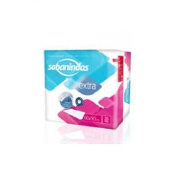 Protector De Cama - Sabanindas Absorbente Extra (30 Unidades 90 Cm X 60 Cm)