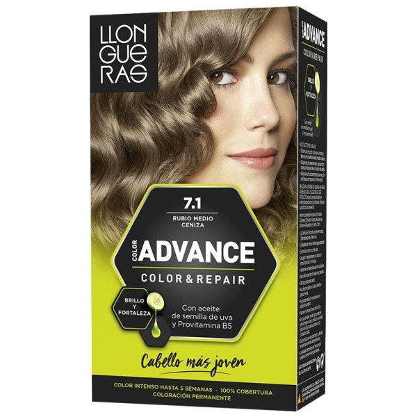Llongueras Set Color Advance 71-Rubio Ceniza