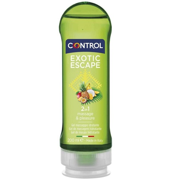 Control Exótic Escape - 2 In 1 Massaje & Pleasure, 200 Ml. - Artsana Spain