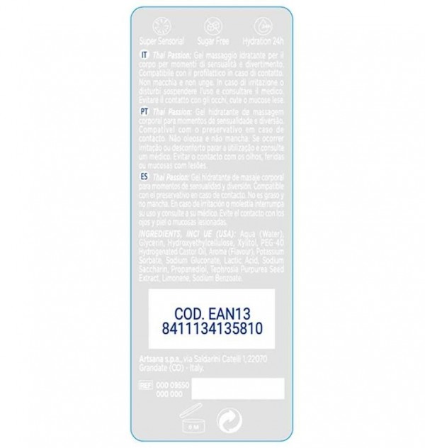 Control Thai Passion - 2 In 1 Massaje & Pleasure, 200 Ml. - Artsana Spain