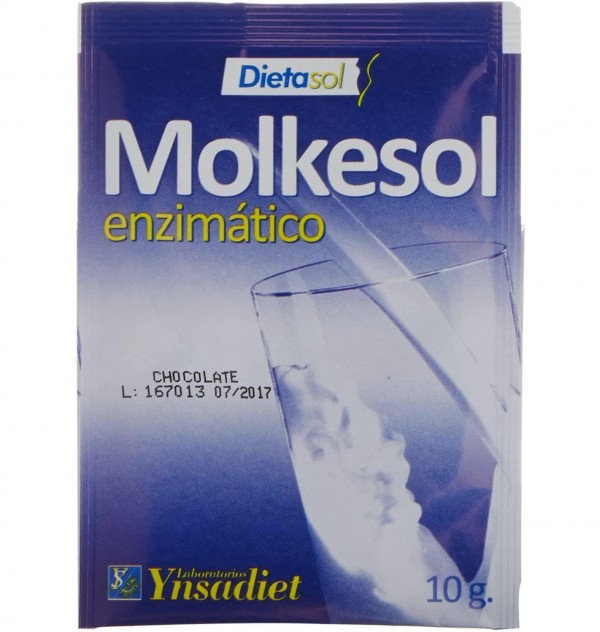 Molkesol Enzimatico Chocolate, 30 Sobres. - Ynsadiet