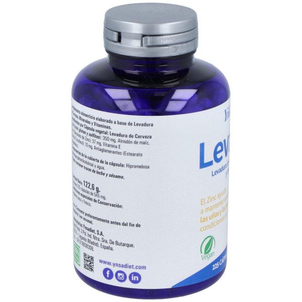 Levazinc (Levadura De Cerveza Viva) 350Mg. 225Cap.
