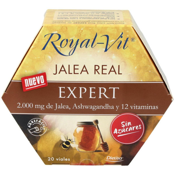 Jalea Real Royal Vit Expert Sin Azucar 20Viales