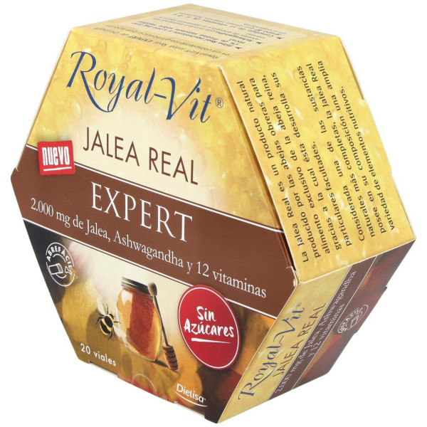 Jalea Real Royal Vit Expert Sin Azucar 20Viales