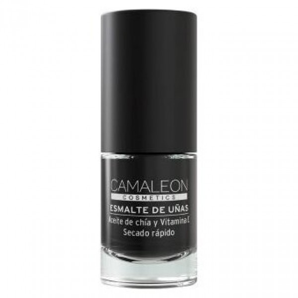 Camaleon Esmalte De Uñas Color Negro 6Ml