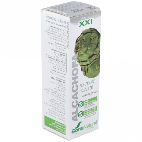 Soria Natural Alcachofa Extracto Glicerinado 50Ml