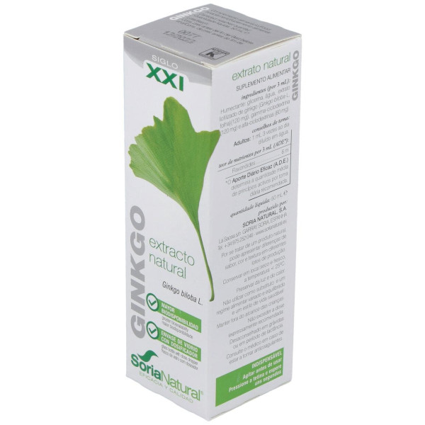Soria Natural Siglo Xxi Ginkgo Para La Circulación 50Ml