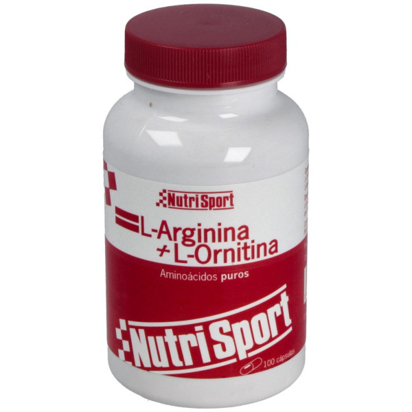 Nutrisport L-Arginina + L-Ornitina 100 Caps 500Mg