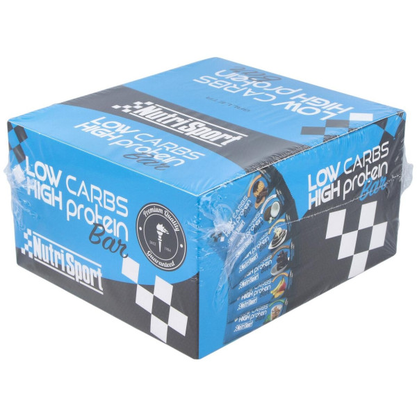 Nutrisport Barritas Low Carbs Chocolate-Galleta 16 Uds
