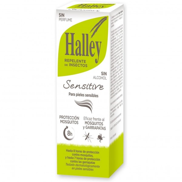 Halley Sensitive, Repelente De Insectos Para Pieles Sensibles 100Ml