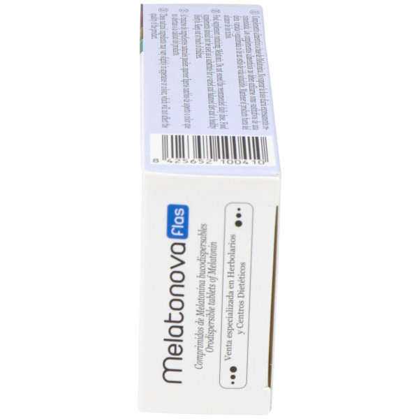Novadiet Melatonova Flas Para El Sueño 30 Comprimidos Bucodispersables.