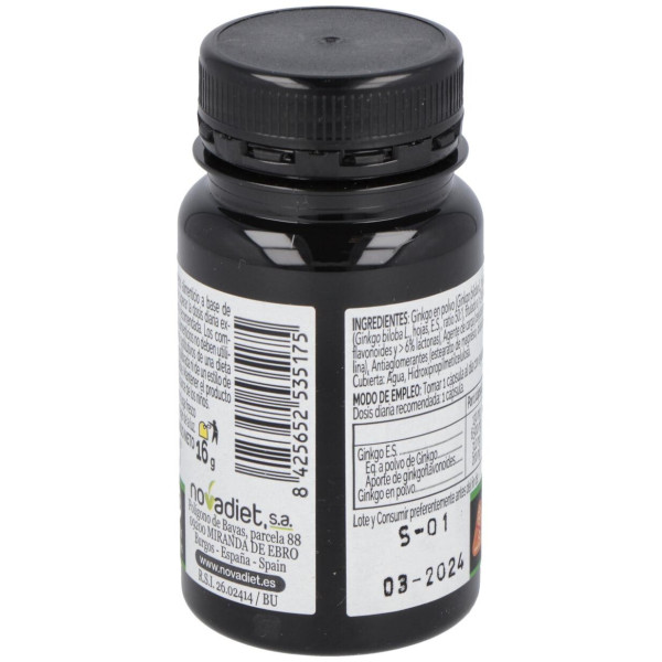 Novadiet Ginkgo 30 Cápsulas Vegetales