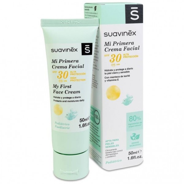 Suavinex Mi Primera Crema Facial Sope 30, 50 Ml