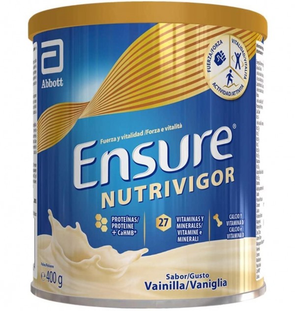 Ensure Nutrivigor, 400 g, Sabor Vainilla. - Abbott
