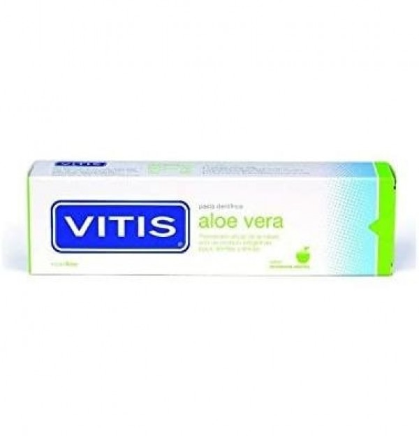 Vitis Aloe Vera Pasta Dentifrica (1 Envase 100 Ml Sabor Manzana)