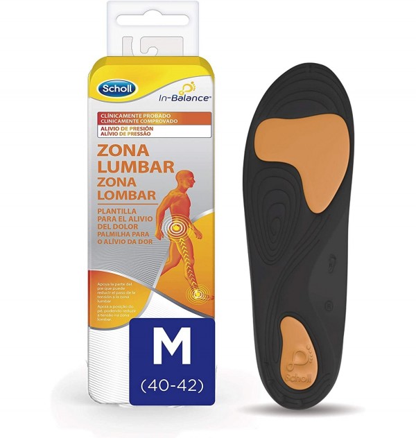 Plantillas Zona Lumbar - Scholl In-Balance (Talla M 1 Par)