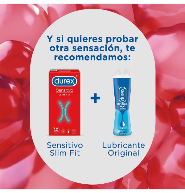 Durex Sensitivo Slim Fit - Preservativos (10 Unidades)