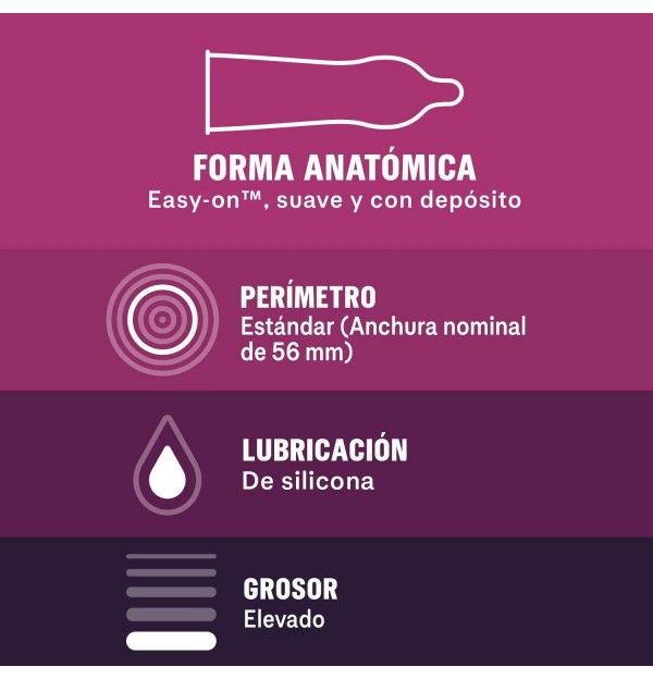 Durex Sin Latex - Preservativos (12 Unidades)