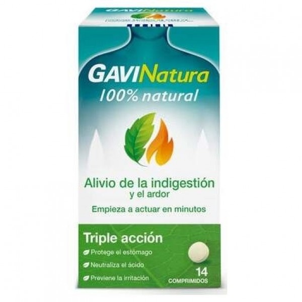 Gavinatura Alivio De La Indigestión Y La Acidez En Cápsulas.