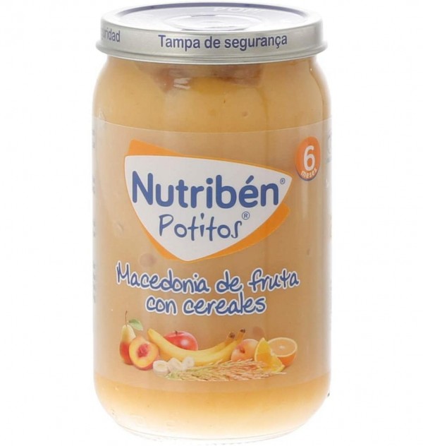 Nutriben Macedonia De Fruta Con Cereales. - Alter